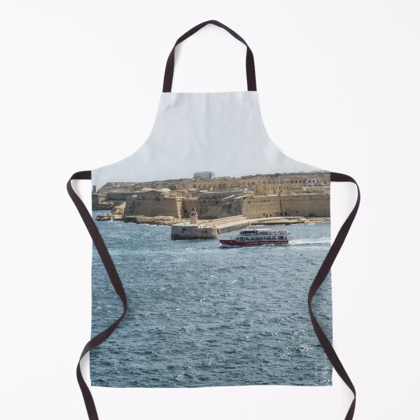 Item preview, Cruising in Malta - Tourist Boat Leaving Grand Harbour at Fort Ricasoli designed and sold by Georgia Mizuleva.