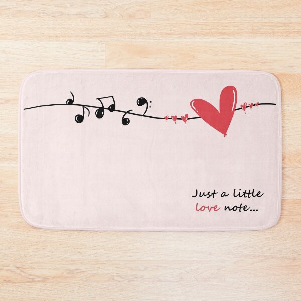 Item preview, Just a little love note (Music love) designed and sold by Cosmodoody.