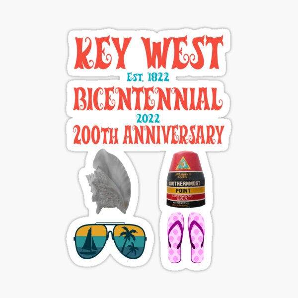 Key West Bicentennial 200th Anniversary 1822-2022 Tote Bag