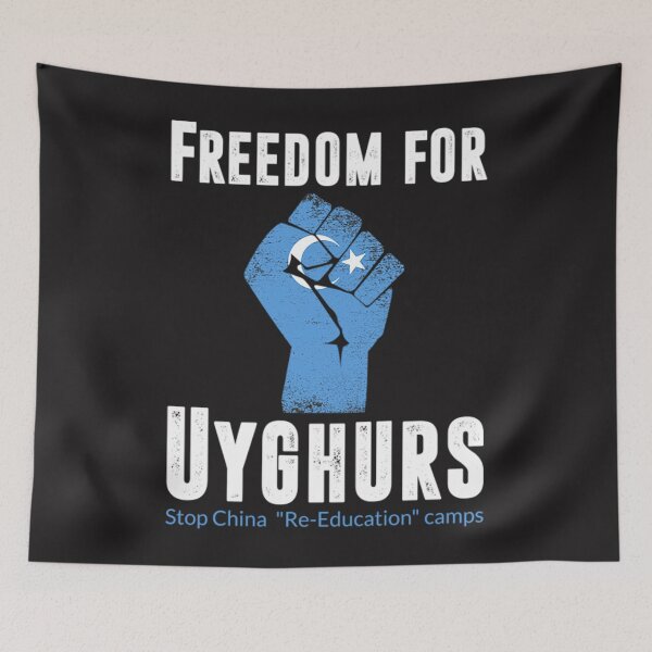 Item preview, Free Uighurs T-ShirtFREEDOM FOR UYGHURS designed and sold by MebusDell.