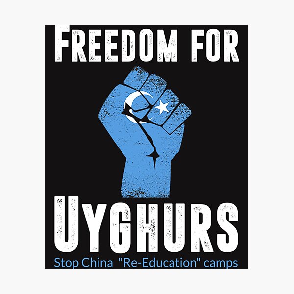 Item preview, Free Uighurs T-ShirtFREEDOM FOR UYGHURS designed and sold by MebusDell.
