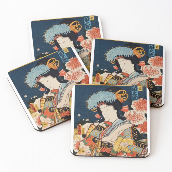 Item preview, Japanese Actor Ukyio-e Style - Traditional Japanese Illustration designed and sold by FrostMintStudio.