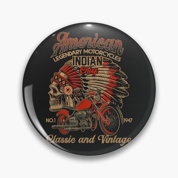 INDIAN LOGO Pins MOTORRAD Pin 