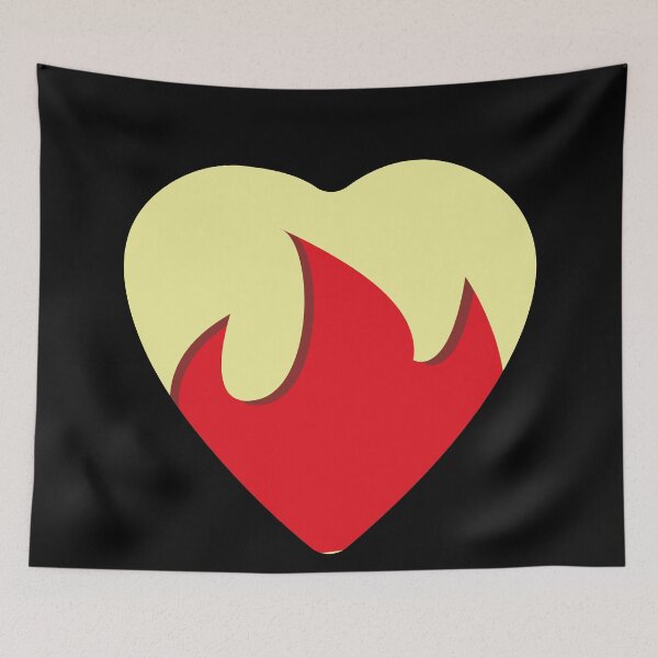 Item preview, flame heart designed and sold by elvadragon.