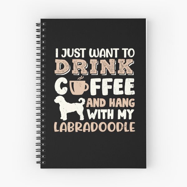 Item preview, Labradoodle Dog Dad Mom And Drink Coffee designed and sold by rafaeltto.
