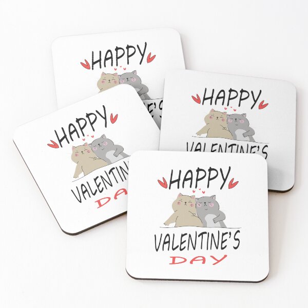 Item preview, Valentine's Day with cats designed and sold by tomanuto.
