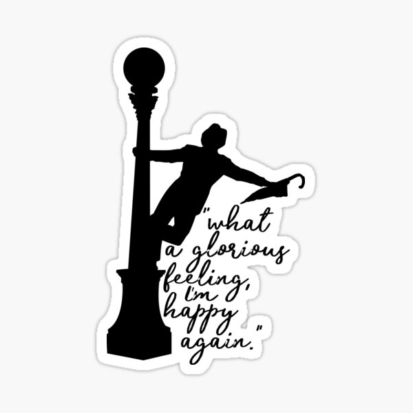 Singing in the Rain - Glorious Feeling Sticker