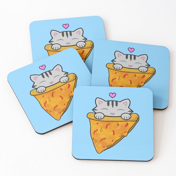Item preview, Cat Eating A Pizza designed and sold by Purr95.