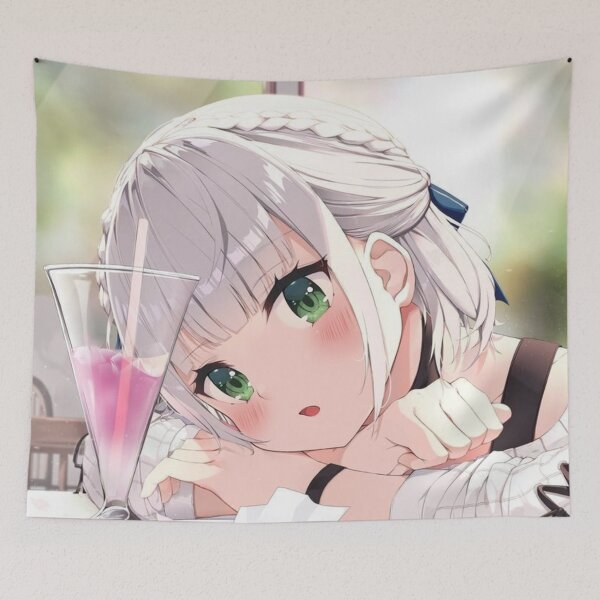 Item preview, Cute Noel in cafe || Anime Girl designed and sold by AszaAri.