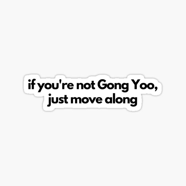 Item preview, Gong Yoo Kdrama Sticker designed and sold by DramaxMyths.