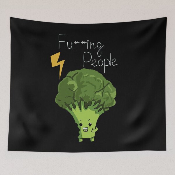 Item preview, Broccoli love People, People love Broccoli designed and sold by BigFatMistake.