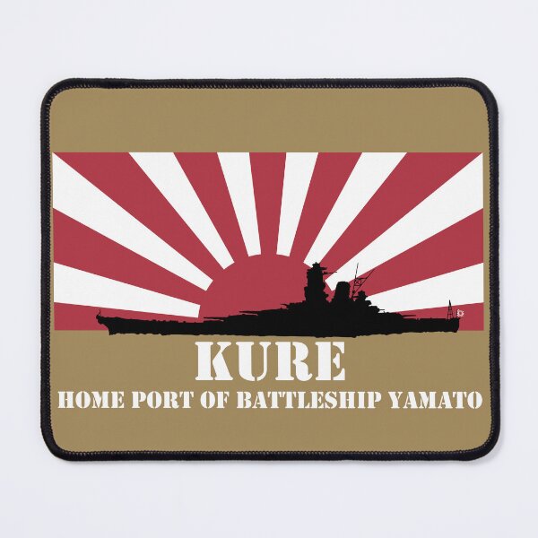 Item preview, KURE: Home Port of Battleship Yamato (White) designed and sold by MrKShirts.