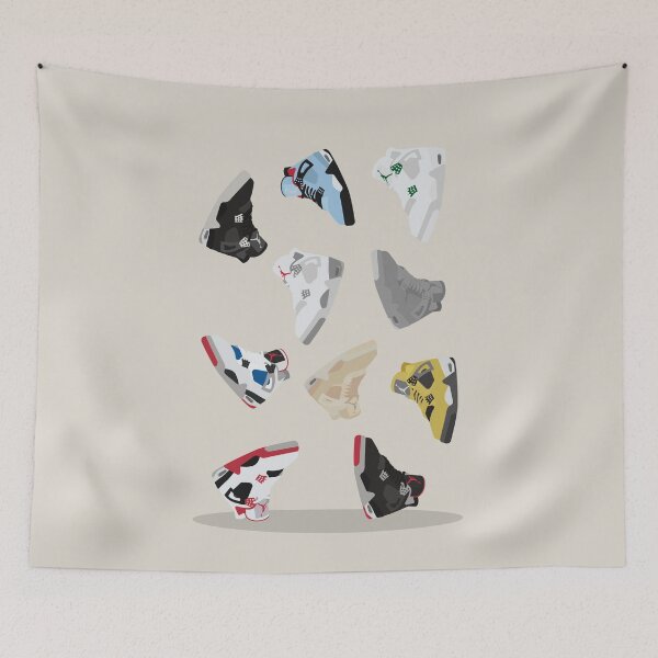 Artikelvorschau, Fallende Jordan 4 entworfen und verkauft von Heat Driveby.