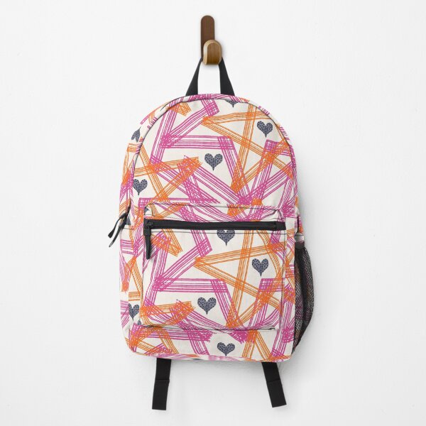 Item preview, Geometric hearts and stars enlarged abstract pattern doodle designed and sold by Melanie-Palmer.