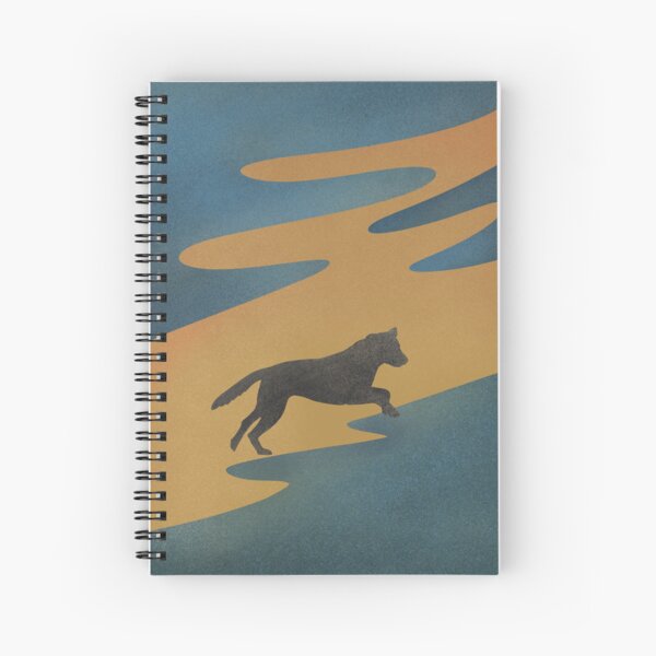 Beach dog Spiral Notebook
