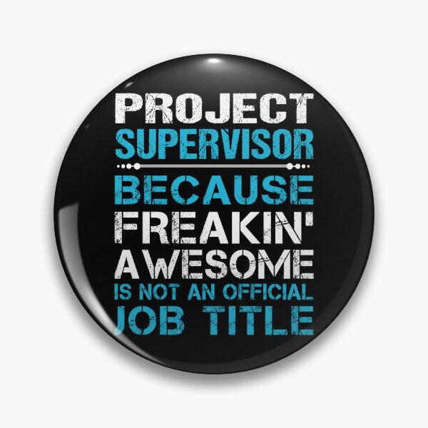 Item preview, Project Supervisor T Shirt - Freaking Awesome Job Gift Item Tee designed and sold by oetate4774.