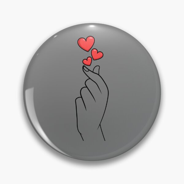 Item preview, K-Pop KDrama Finger Heart Korean K Pop Finger Heart Gear designed and sold by DynamicDesign.