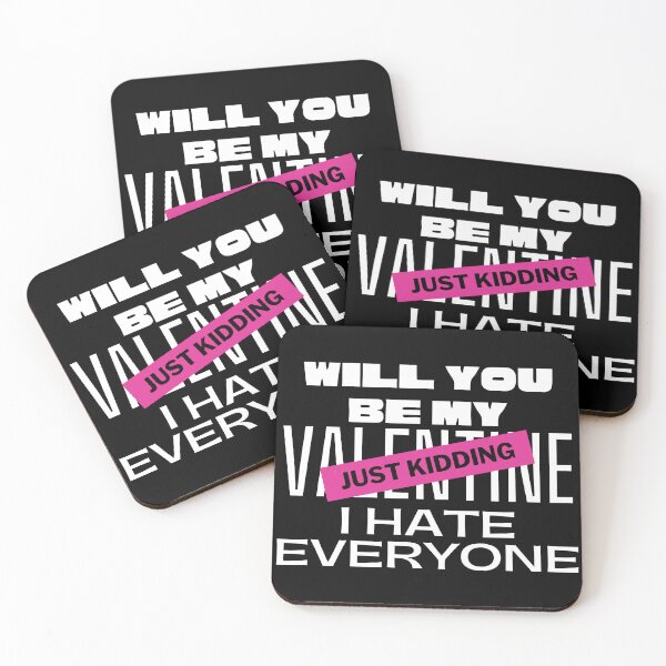 Item preview, Will You Be My Valentine Just Kidding I Hate Everyone designed and sold by Oelaryf.