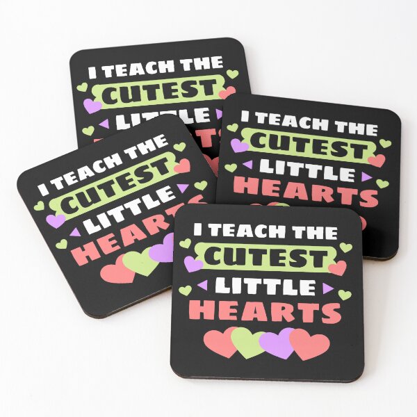 Item preview, I Teach The Cutest Little Hearts Premium designed and sold by Design-Maniya.