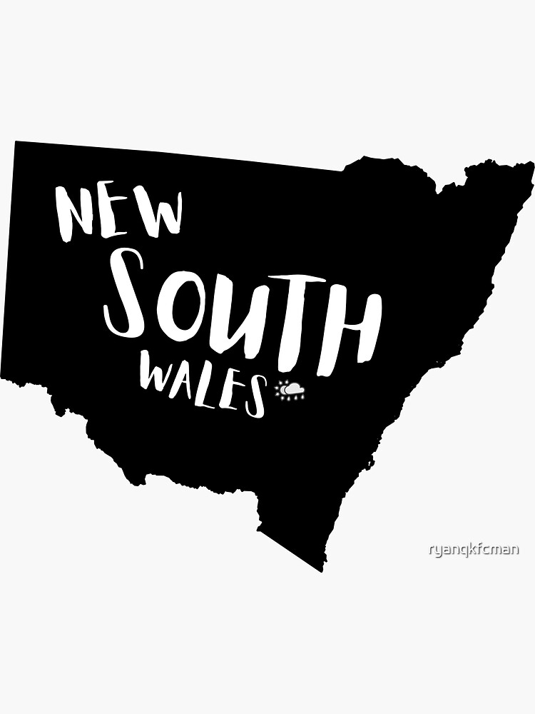 Thumbnail 3 of 3, Sticker, New South Wales, Australia designed and sold by ryanqkfcman.