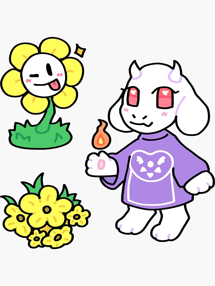 Thumbnail 3 of 3, Sticker, Undertale Ruins Set designed and sold by moobloom.