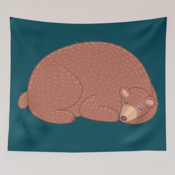 Item preview, bear sleeps in a den in winter designed and sold by Adelaide-Lkn.
