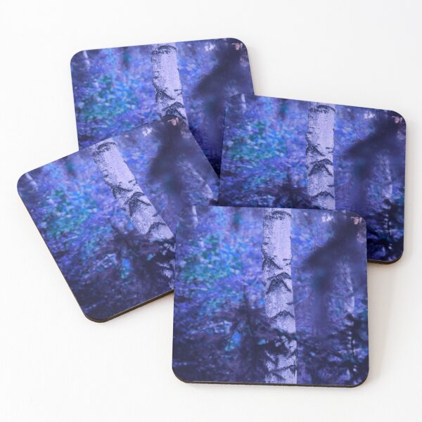 Aperçu de l'œuvre Forêt enchantée bleue créée et vendue par TheScandiBrand.