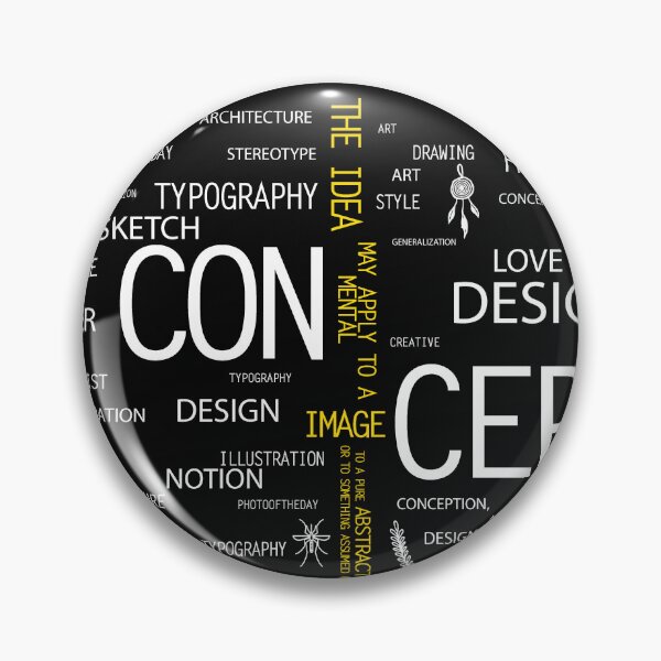 Item preview, Concept Inspiration typography designed and sold by EF.
