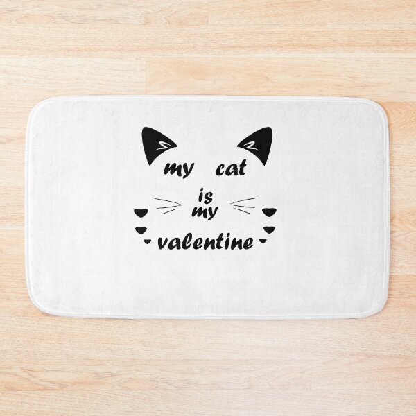 Item preview, My Cat Is My Valentine Shirt, Cat Mom Shirt, Cat Lovers Shirt,  designed and sold by hafidoox.