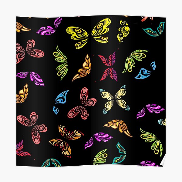 Cute Butterflys Poster