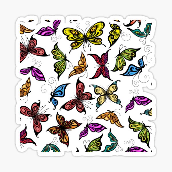  Cute   Butterflys Sticker