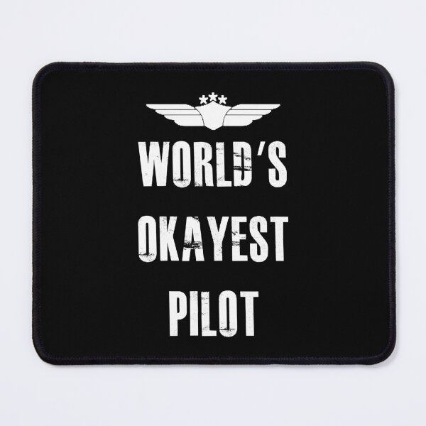Item preview, World's Okayest Pilot Funny Flying Aviation designed and sold by jackjerry.