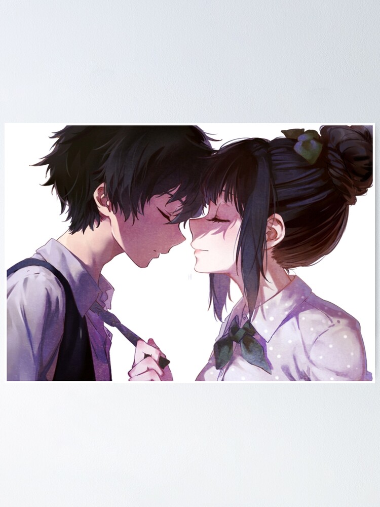 Hyouka Eru Chitanda And Houtarou Oreki Poster By Animebeast01 Redbubble