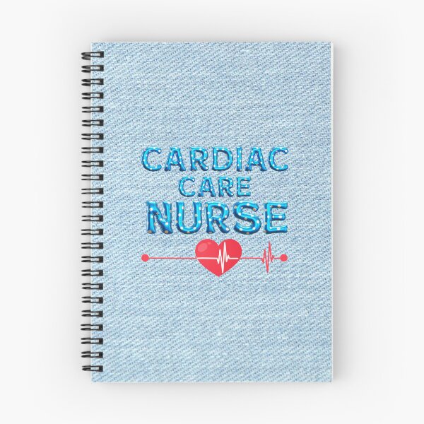 Item preview, Blue Balloon Cardiac Care Nurse Denim Background designed and sold by whitedove457.