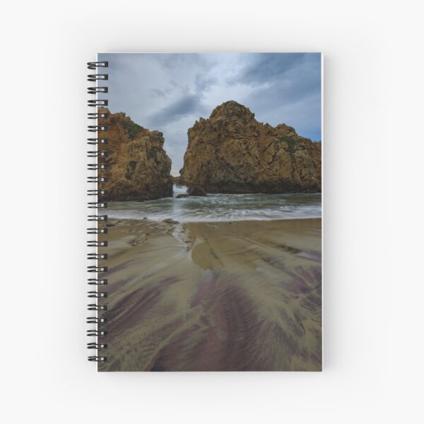 Pfifer Beach, BigSur California Spiral Notebook