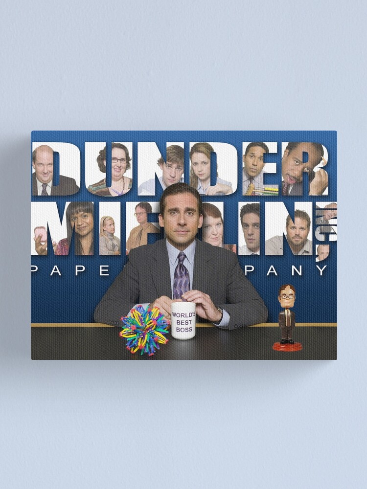 Alternate view of The office Michael Scott Canvas Print