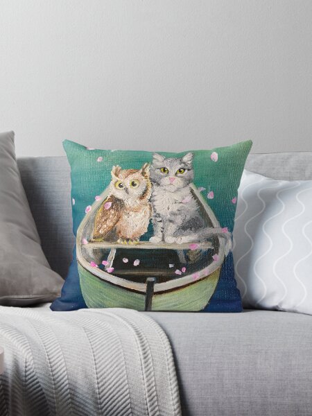 Aperçu de l'œuvre Le hibou et le minou créée et vendue par Coco Blast.