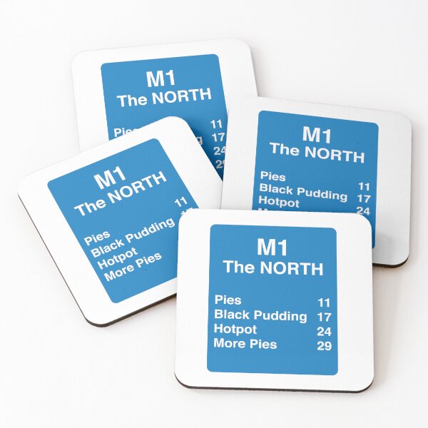 Item preview, Northern Food Road Sign (Humour) designed and sold by RudePlanet.