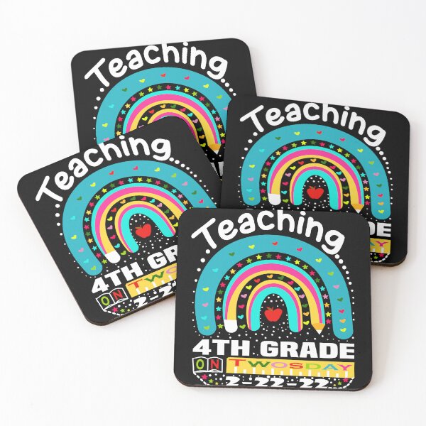 Item preview, 2/22/2022 Teaching 4th Grade On Twosday Teacher Valentine/Funny 4nd Grade Gift designed and sold by smarayoung.
