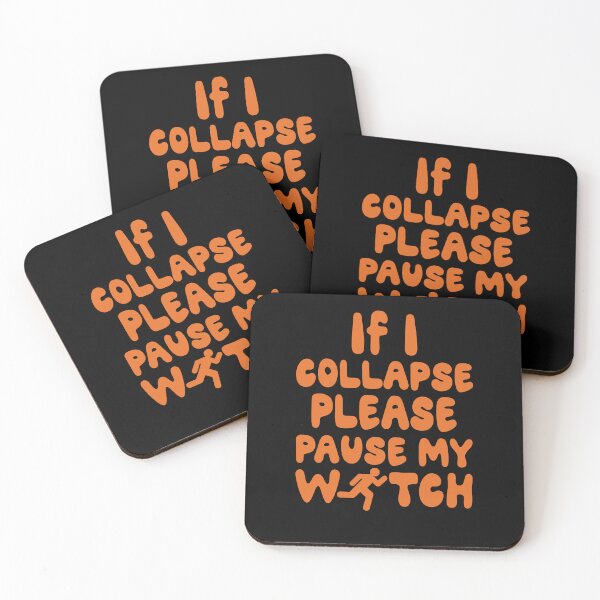 Item preview, Funny Marathoner - Pause My Watch - Runner Humor designed and sold by cannevas.