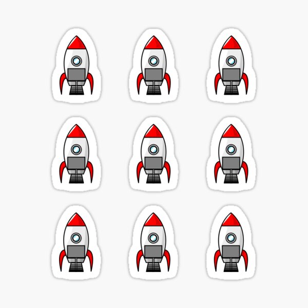 Rockets Sticker For Sale By Innovateodyssey Redbubble