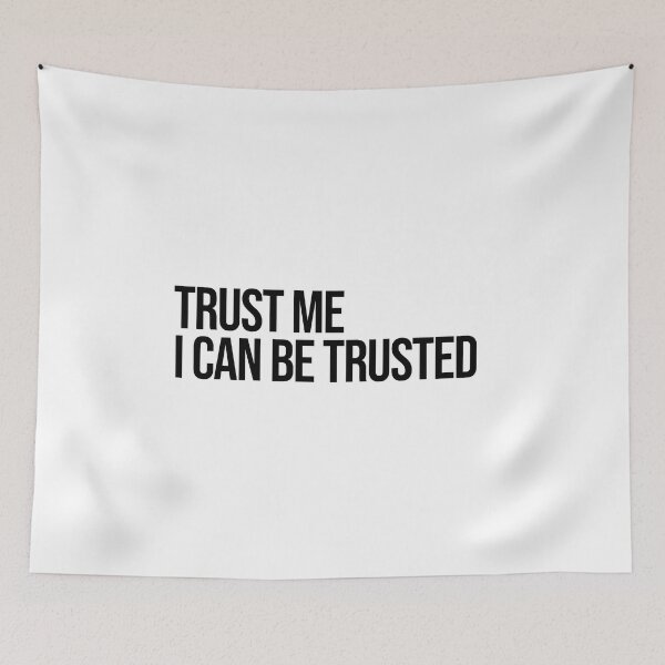 Item preview, Trust Me - Black designed and sold by tuapekkong2001.