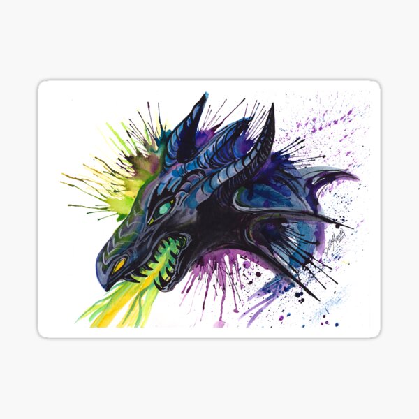 Maleficent Dragon Sticker