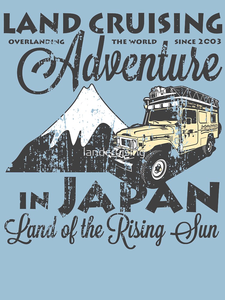 Landcruising Adventure in Japan - Curly font edition by landcruising