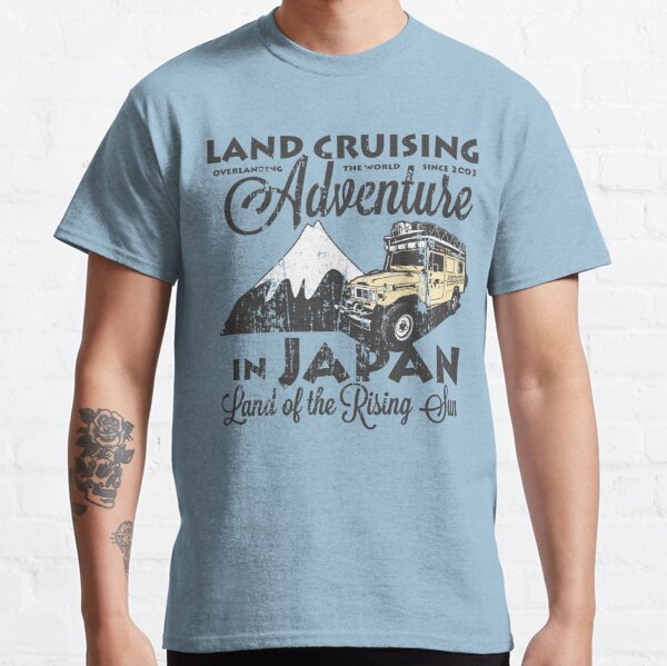 Landcruising Adventure in Japan - Curly font edition Classic T-Shirt