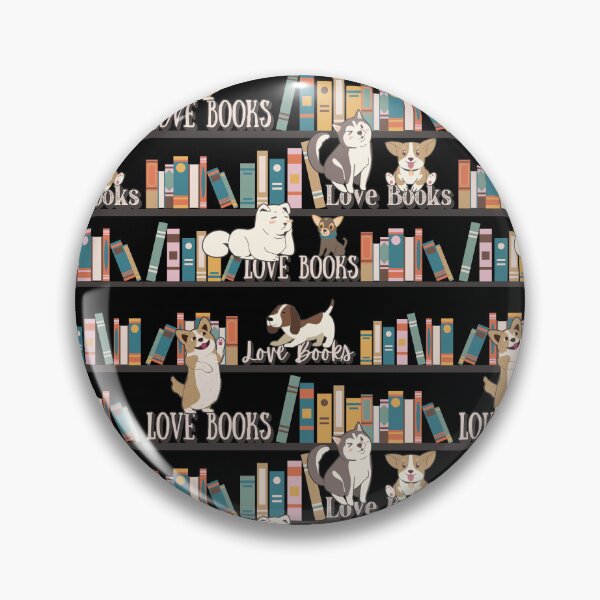 Artikelvorschau, Liebe Bücher und Hunde, lustiges Buchliebhaber-Design für eifrige Leser und Hundeliebhaber entworfen und verkauft von TrulyEpoque.