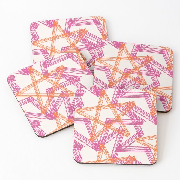 Item preview, Geometric stars enlarged abstract pattern doodle designed and sold by Melanie-Palmer.
