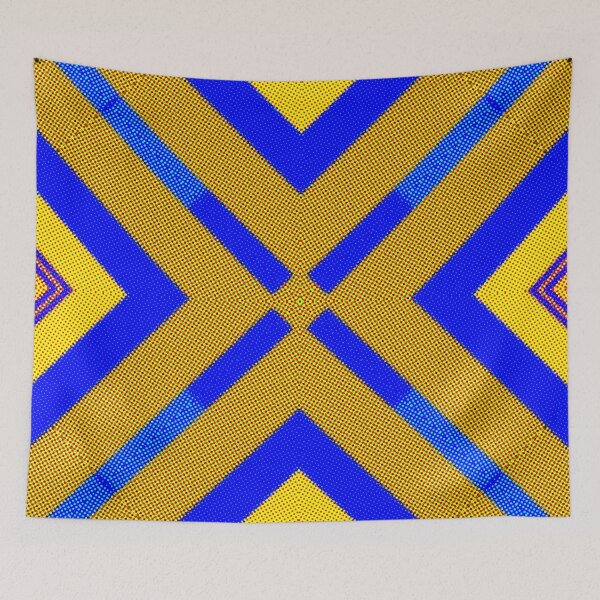 Item preview,  FUNNY NAVY BLUE AND GOLD ABSTRACT DOT PATTERN - SWEET COLLECTION OF SYMETRICAL LINES(3). designed and sold by Ralek.