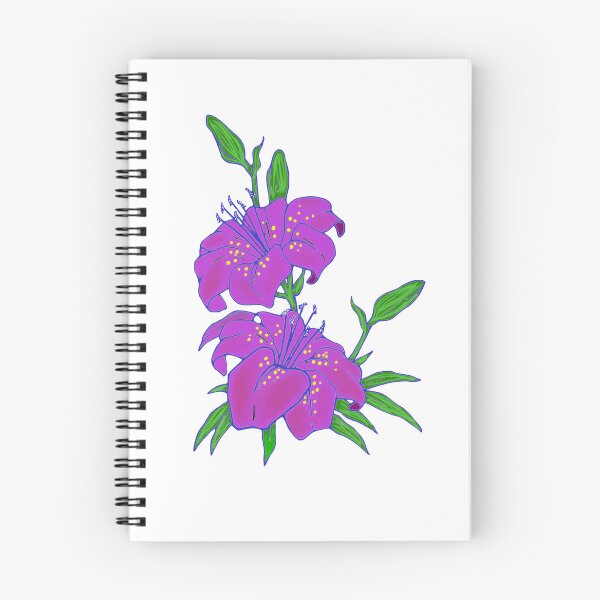 Item preview, Purple and blue flowers designed and sold by AndreaCostanza.