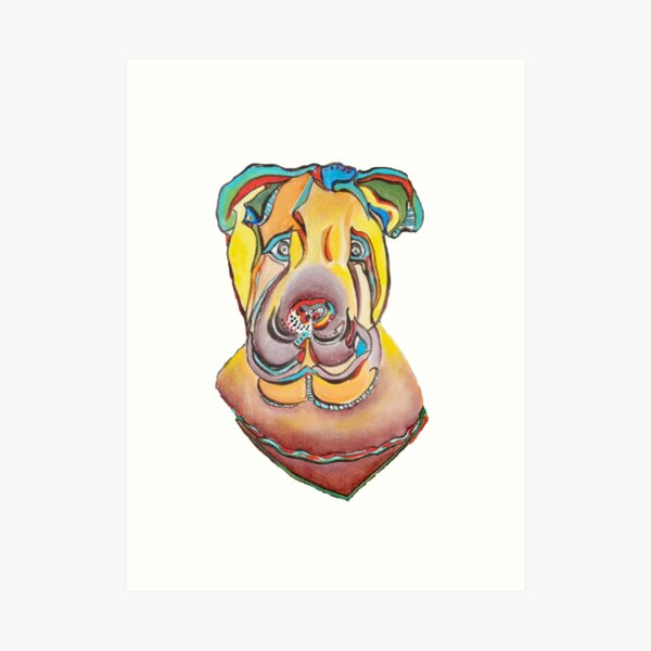 Where is the doggie Art Print